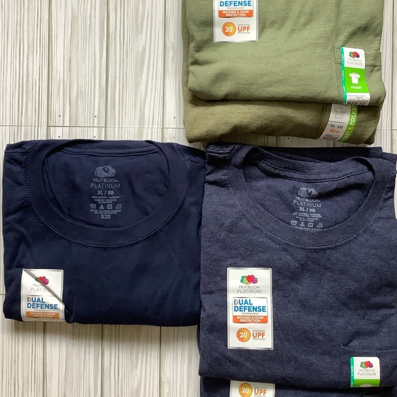 NWT!  Men’s Cotton T-shirt Pocket Short Sleeve 2 Colors  (XL) - Picture 3 of 6